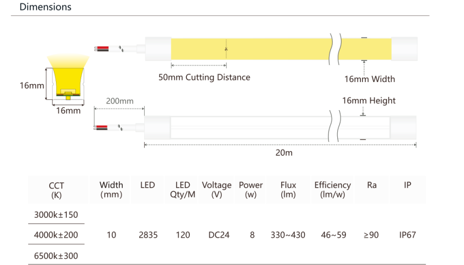 LED Neon Flex Strip Light