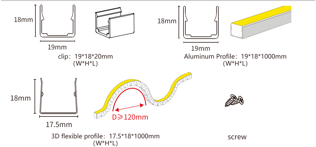 LED Neon Flex Strip Light